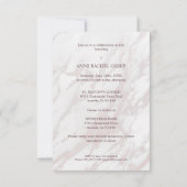 Minimalist Photo Remembrance Service Loved Ones 招待状 (裏面)