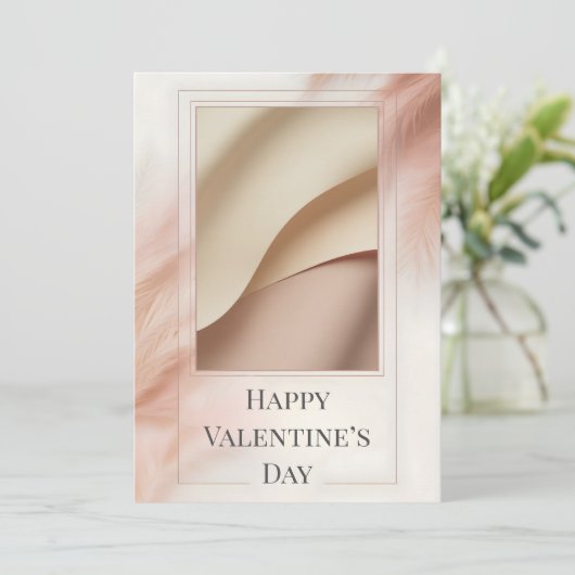 Minimalist Photo Valentine Card (スタンド正面)
