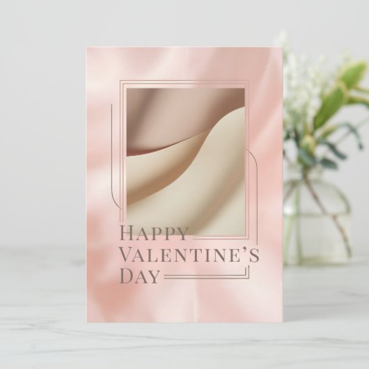 Minimalist Photo Valentine Card (スタンド正面)