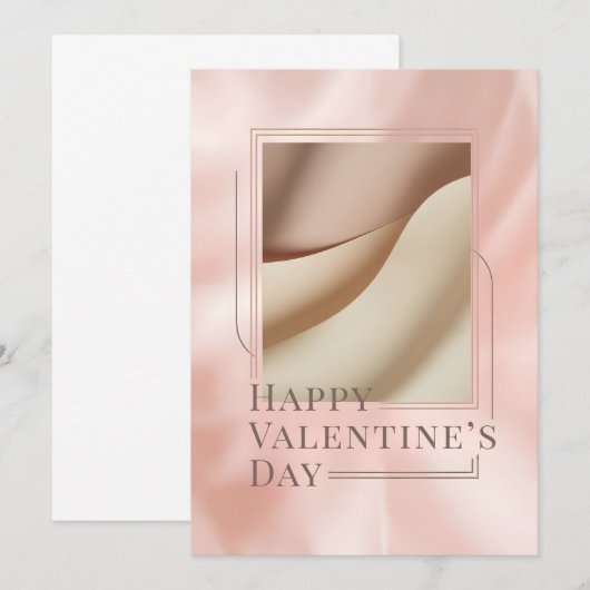 Minimalist Photo Valentine Card (正面/裏面)