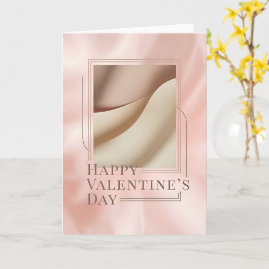 Minimalist Photo Valentine Card カード (黄色い花)