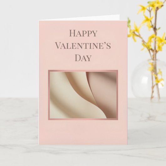 Minimalist Photo Valentine Card カード (黄色い花)
