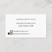 Minimalist Photographer 名刺 (裏面)