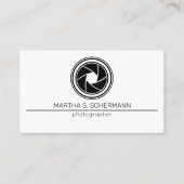 Minimalist Photographer 名刺 (正面)