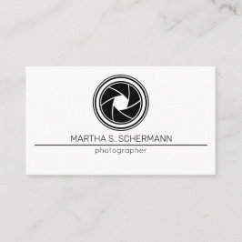 Minimalist Photographer 名刺