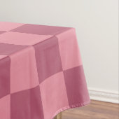 Minimalist Pink Checkerboard Pattern テーブルクロス (インサイチュ)