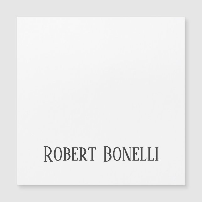 Minimalist Plain Black & White Modern Plain (正面)