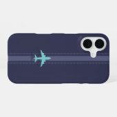 Minimalist plane iPhone 16ケース (裏面横)