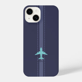 Minimalist plane themed iPhone 14ケース