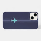 Minimalist plane themed iPhoneケース (裏面横)