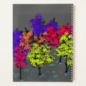 Minimalist Pops of Color Trees Planner プランナー手帳 (裏面)