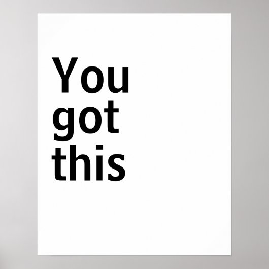 Minimalist poster ポスター (正面)