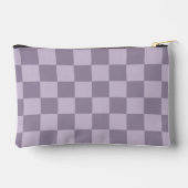Minimalist Powder Blue Checkerboard Pattern  アクセサリーポーチ (裏面)