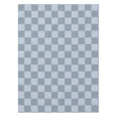 Minimalist Powder Blue Checkerboard Pattern テーブルクロス (正面)