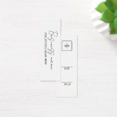 Minimalist Price Hang Tag Card (デスク)