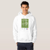 Minimalist Prix De L'Arc De Triomphe Racing Hoodie パーカ (正面フル)