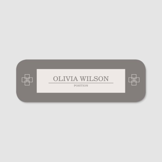 Minimalist Professional 名札 (正面)