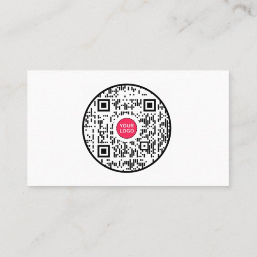 ​Minimalist Professional Business Card with QR Cod 名刺 (裏面)