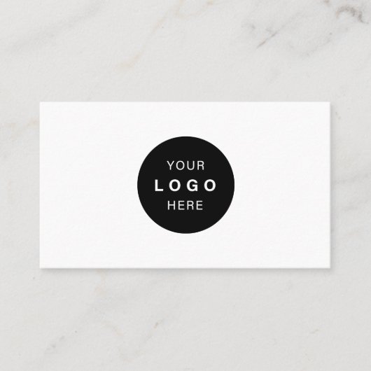 Minimalist professional company logo QR code  名刺 (正面)