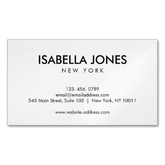 Minimalist Professional Corporate | Business Card  マグネット名刺