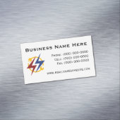 Minimalist Professional Electrician Magnet マグネット名刺 (インサイチュ)