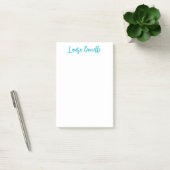 Minimalist Professional Handwrite Plain Name Title ポストイット (オフィス)