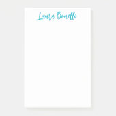 Minimalist Professional Handwrite Plain Name Title ポストイット (正面)