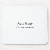 Minimalist Professional Modern マウスパッド (正面)