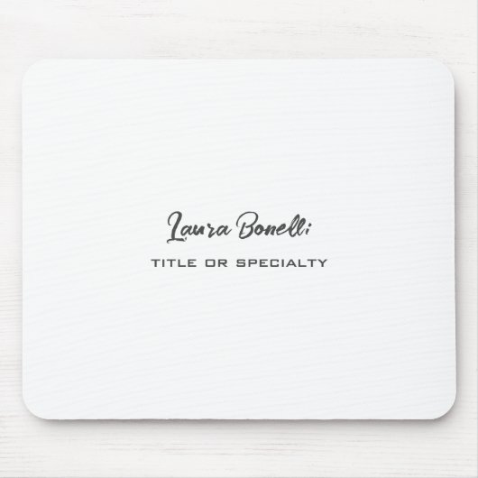 Minimalist Professional Modern マウスパッド (正面)