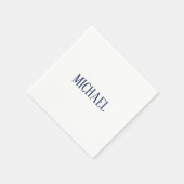 Minimalist Professional Modern Elegant スタンダードカクテルナプキン (角)