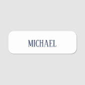 Minimalist Professional Modern Elegant 名札 (正面)