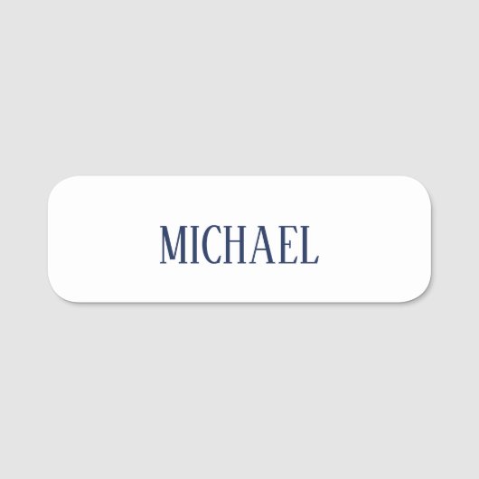 Minimalist Professional Modern Elegant 名札 (正面)