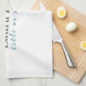 Minimalist Professional Modern Plain Name Title キッチンタオル (四つ折り)