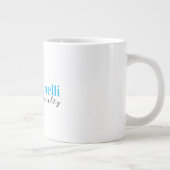 Minimalist Professional Modern Plain Name Title ジャンボコーヒーマグカップ (右)