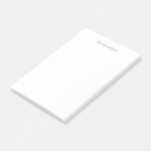 Minimalist Professional Plain Elegant Modern Name ポストイット (アングル)