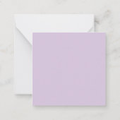 Minimalist Professional Unique Classical Pastel ノートカード (裏面)