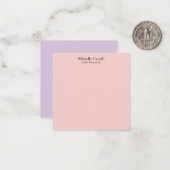 Minimalist Professional Unique Classical Pastel ノートカード (正面/裏面インサイチュ)