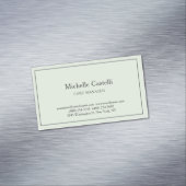 Minimalist Professional Unique Classical Pastel マグネット名刺 (インサイチュ)