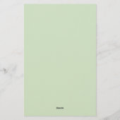 Minimalist Professional Unique Classical Pastel 便箋 (裏面)