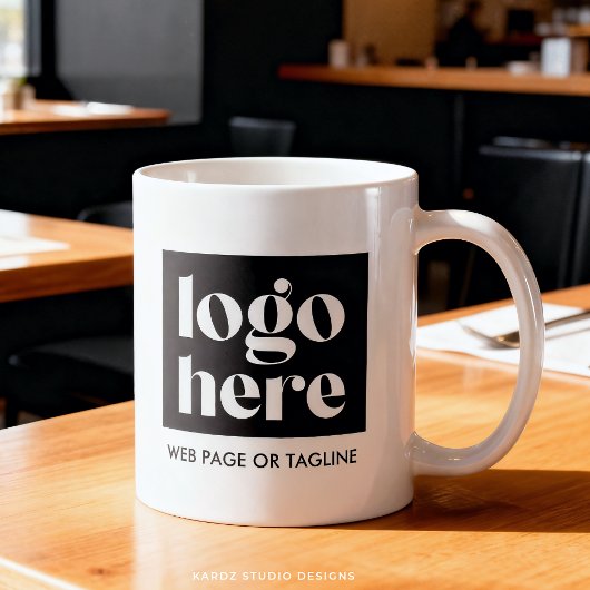 Minimalist Promotional Custom Logo Mug コーヒーマグカップ
