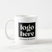 Minimalist Promotional Custom Logo Mug コーヒーマグカップ (左)