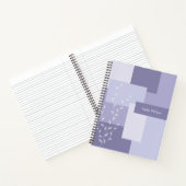 Minimalist Purple Botanical Journal Notebook ノートブック (内部)