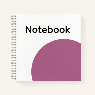 Minimalist Purple Circle Notebook ノートブック