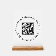Minimalist QR Code | Clean Custom Promotional 