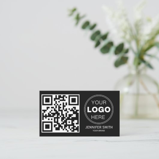 Minimalist QR Code Professional Design 名刺 (スタンド正面)