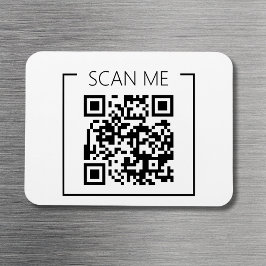 Minimalist QR Code Scan Me Business マグネット