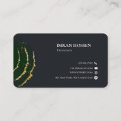 Minimalist qr cood business card 名刺 (正面)