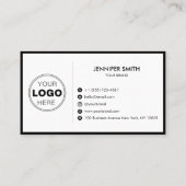 Minimalist QR Executive Branding Design 名刺 (裏面)