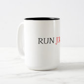 Minimalist Quote Coffee Mug ツートーンマグカップ (正面左)