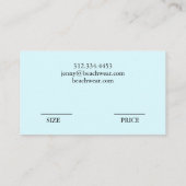 Minimalist Rainbow Painting Textured Colorful Chic 名刺 (裏面)